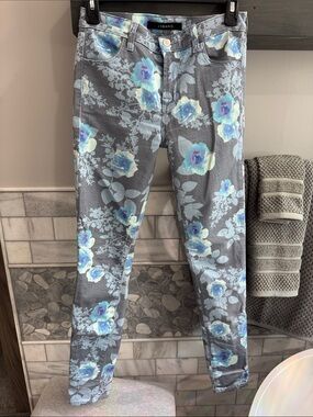 J Brand Floral Rain Skinny Jeans